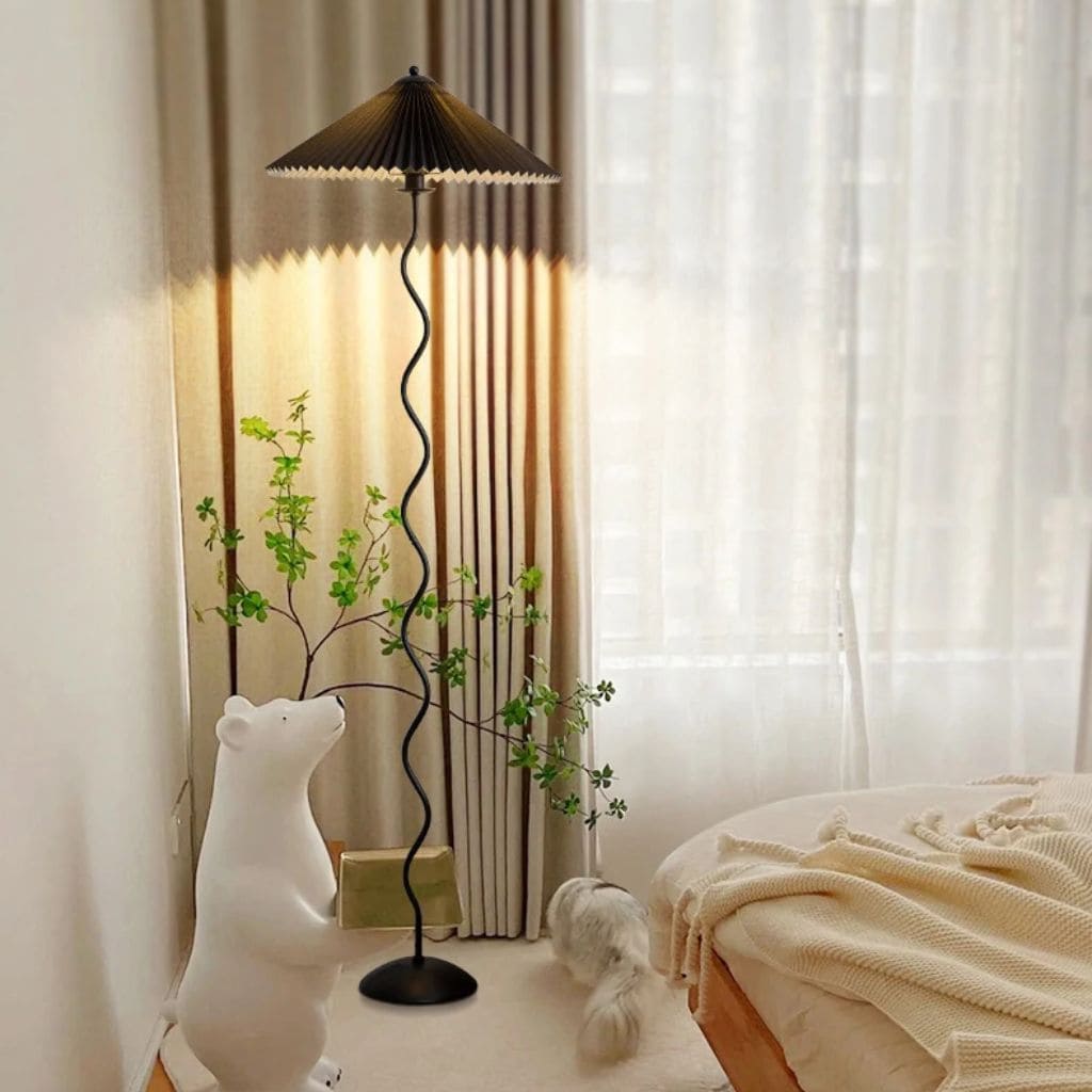 Flied fabric floor lamp minimalist Nordic LED