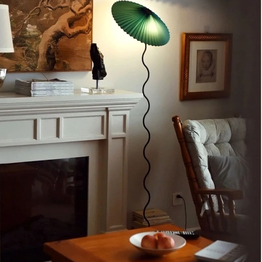 Flied fabric floor lamp minimalist Nordic LED