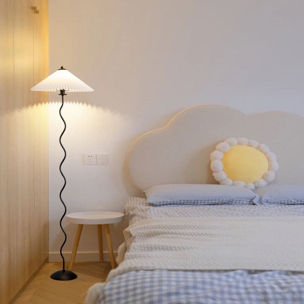 Flied fabric floor lamp minimalist Nordic LED