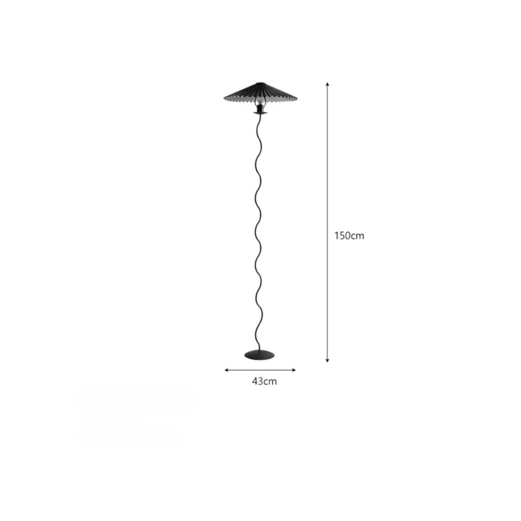 Flied fabric floor lamp minimalist Nordic LED
