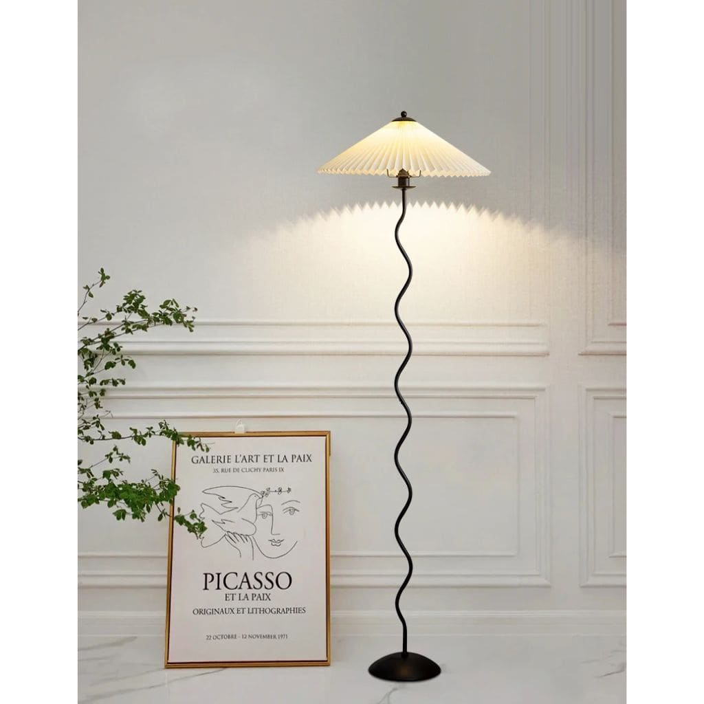 Flied fabric floor lamp minimalist Nordic LED