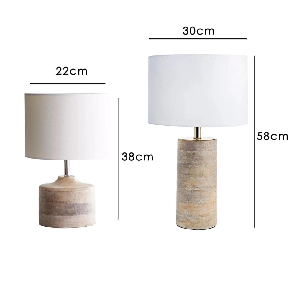 Nordic wooden decor art lamp