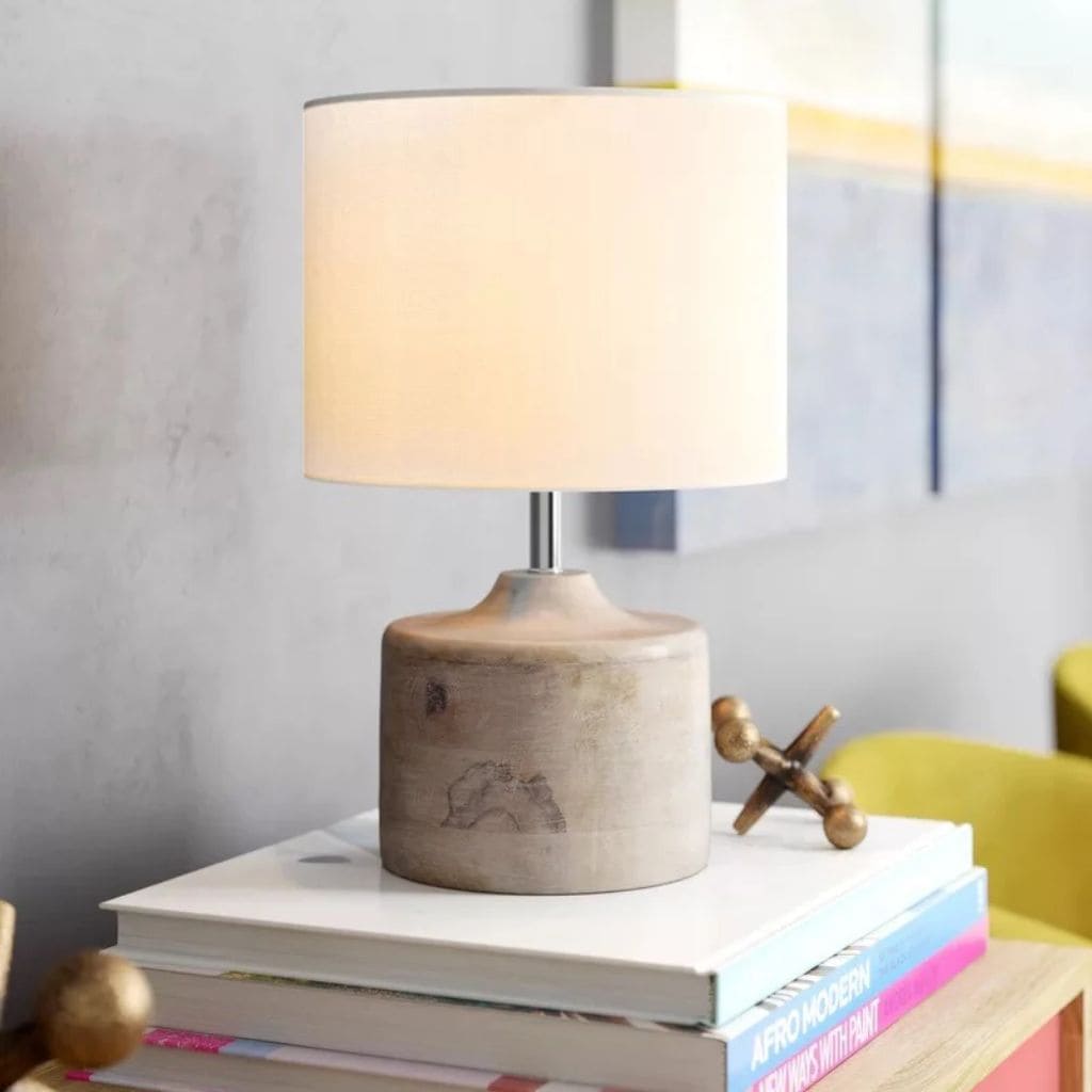 Nordic wooden decor art lamp