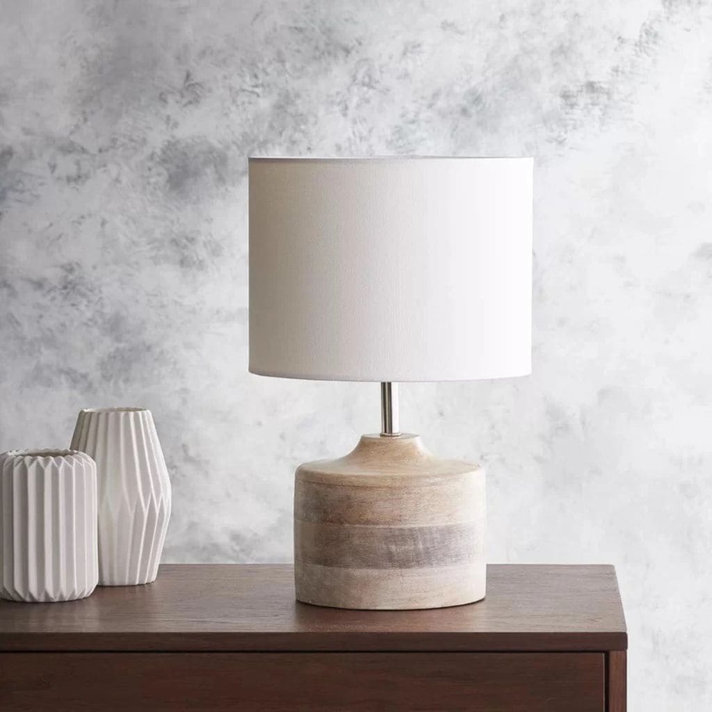 Nordic wooden decor art lamp