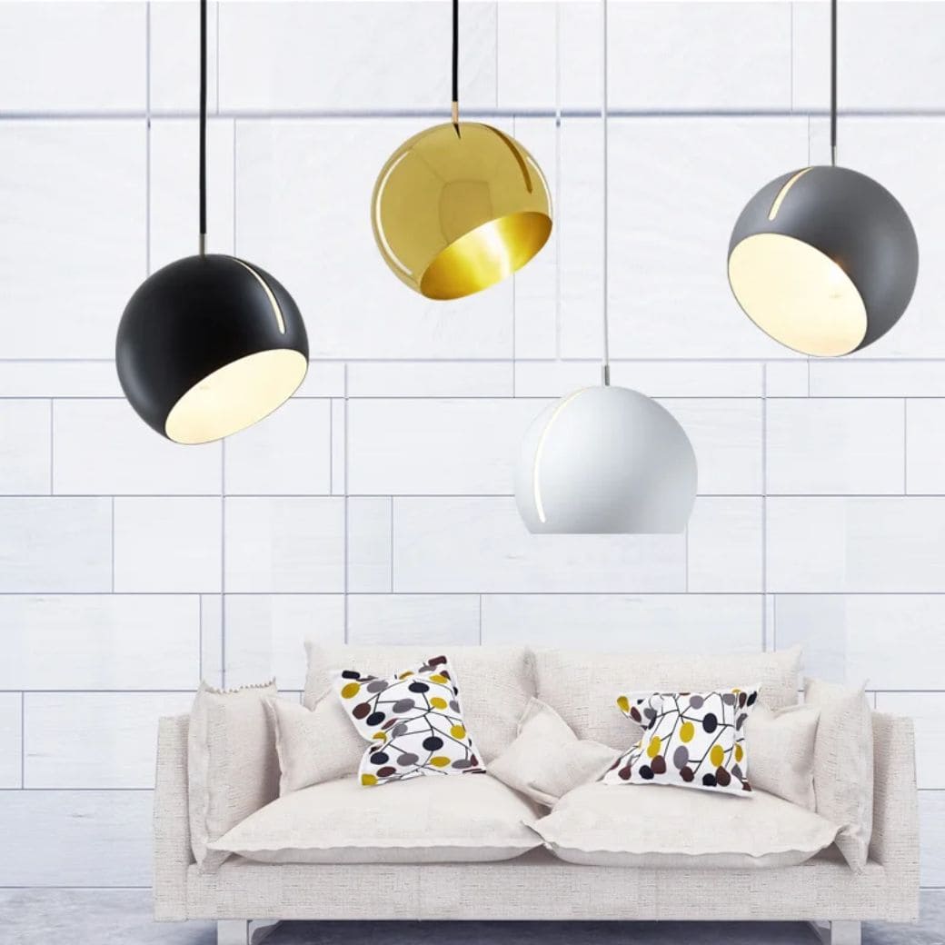 Modern led hemisphere lamp