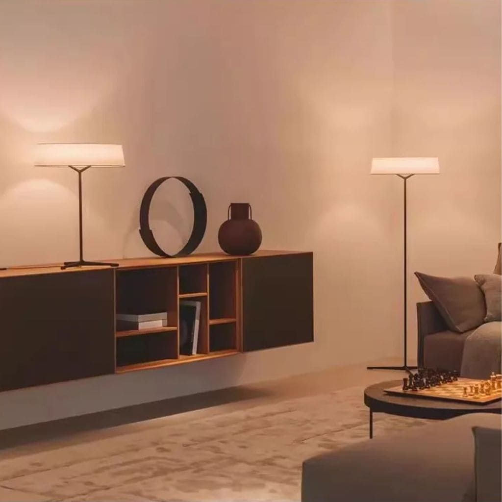 Minimalist Japanese lamp