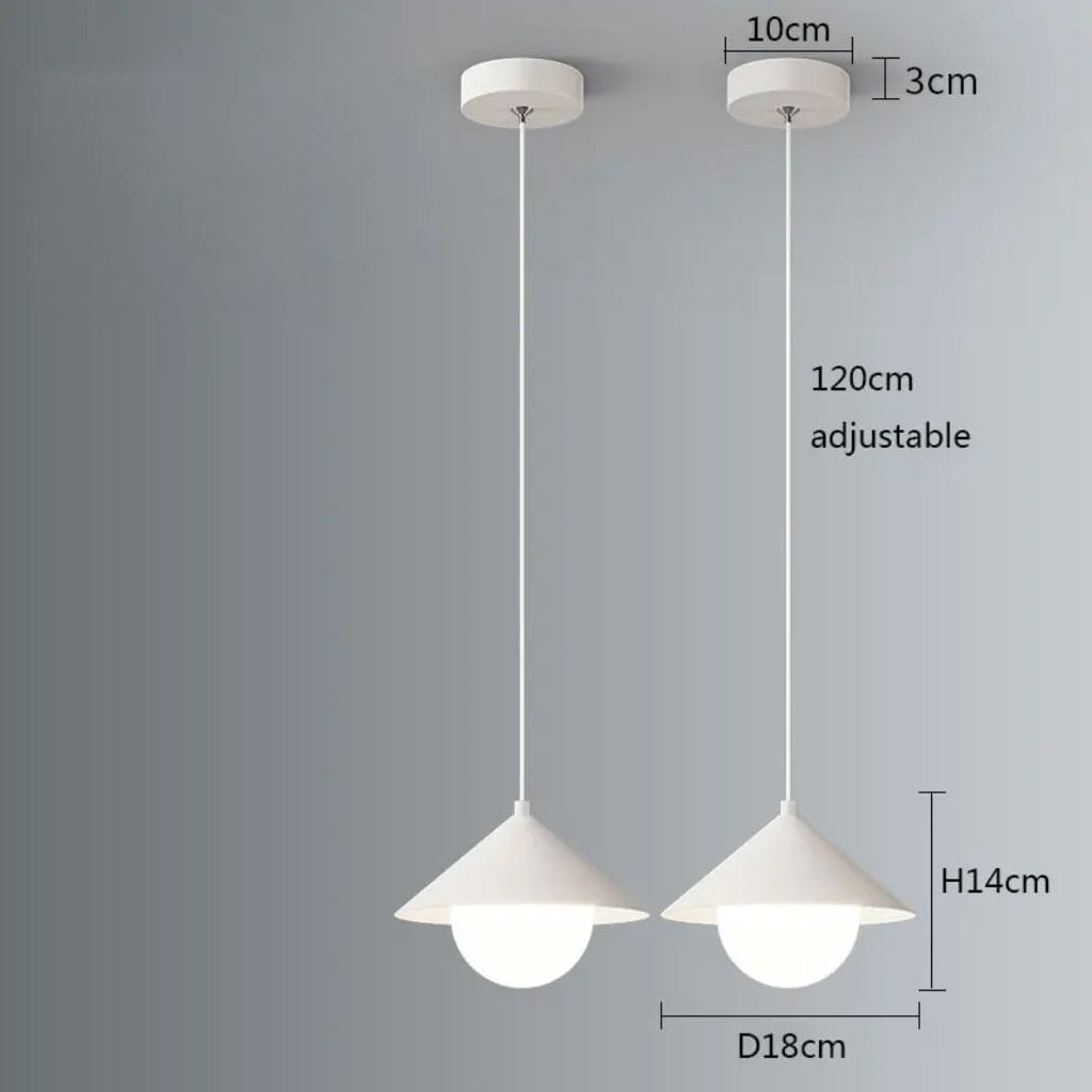 Modern LED hanging lamp