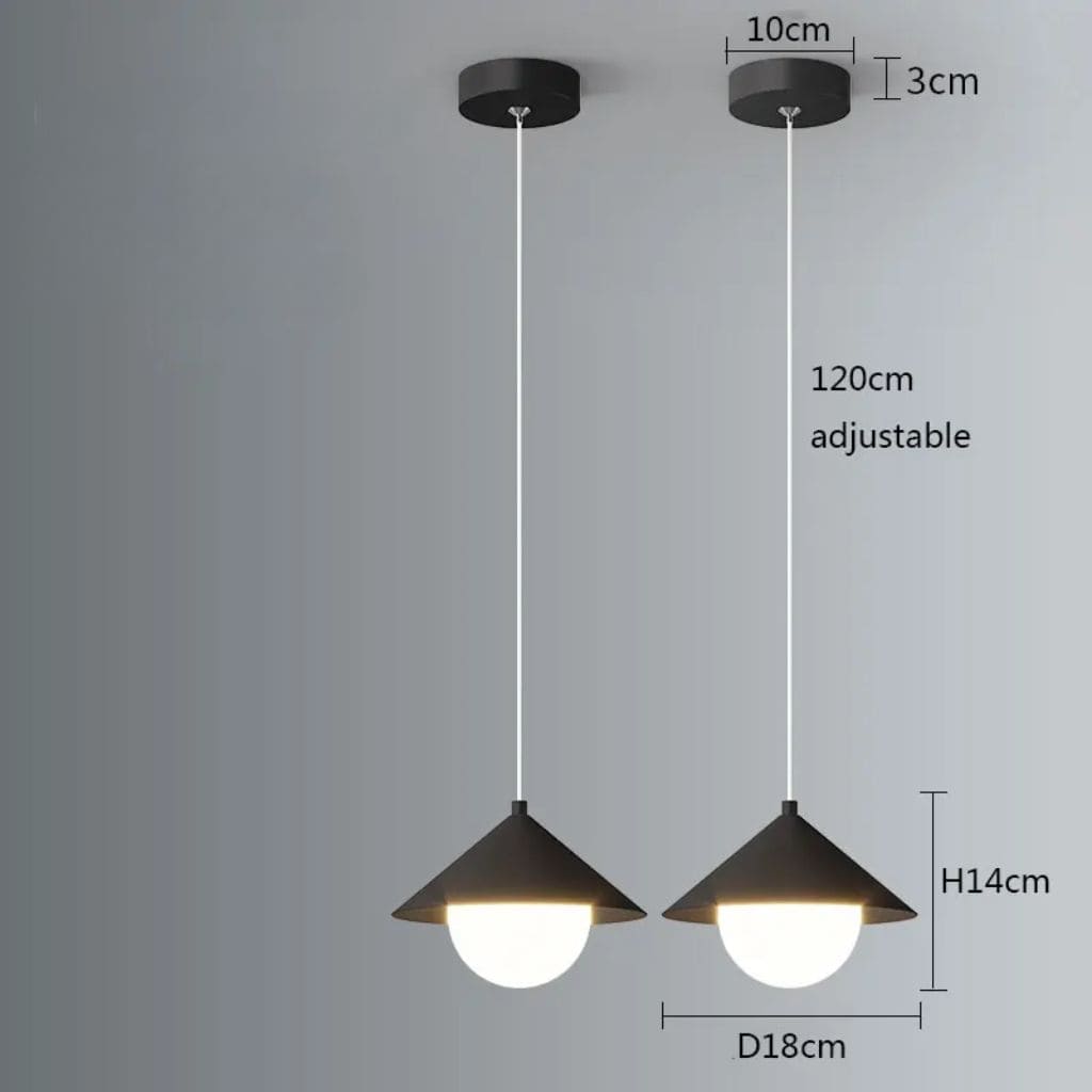 Modern LED hanging lamp