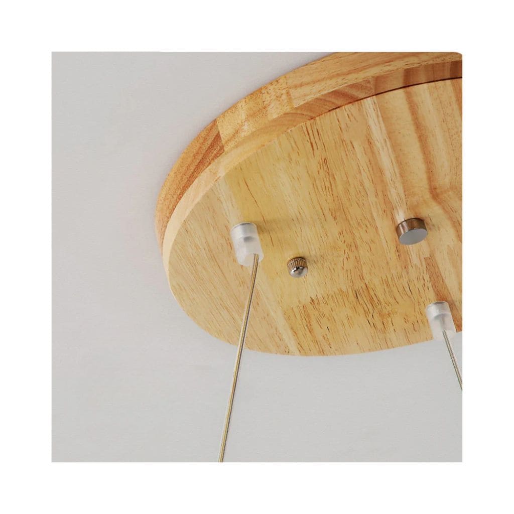 Wooden plane hanging lamp