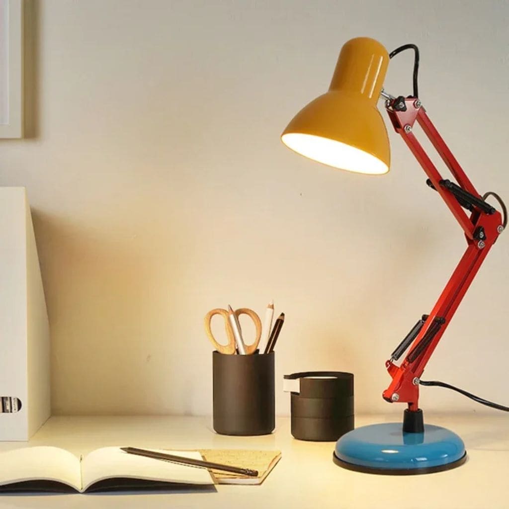 LED colorful metal reading lamp