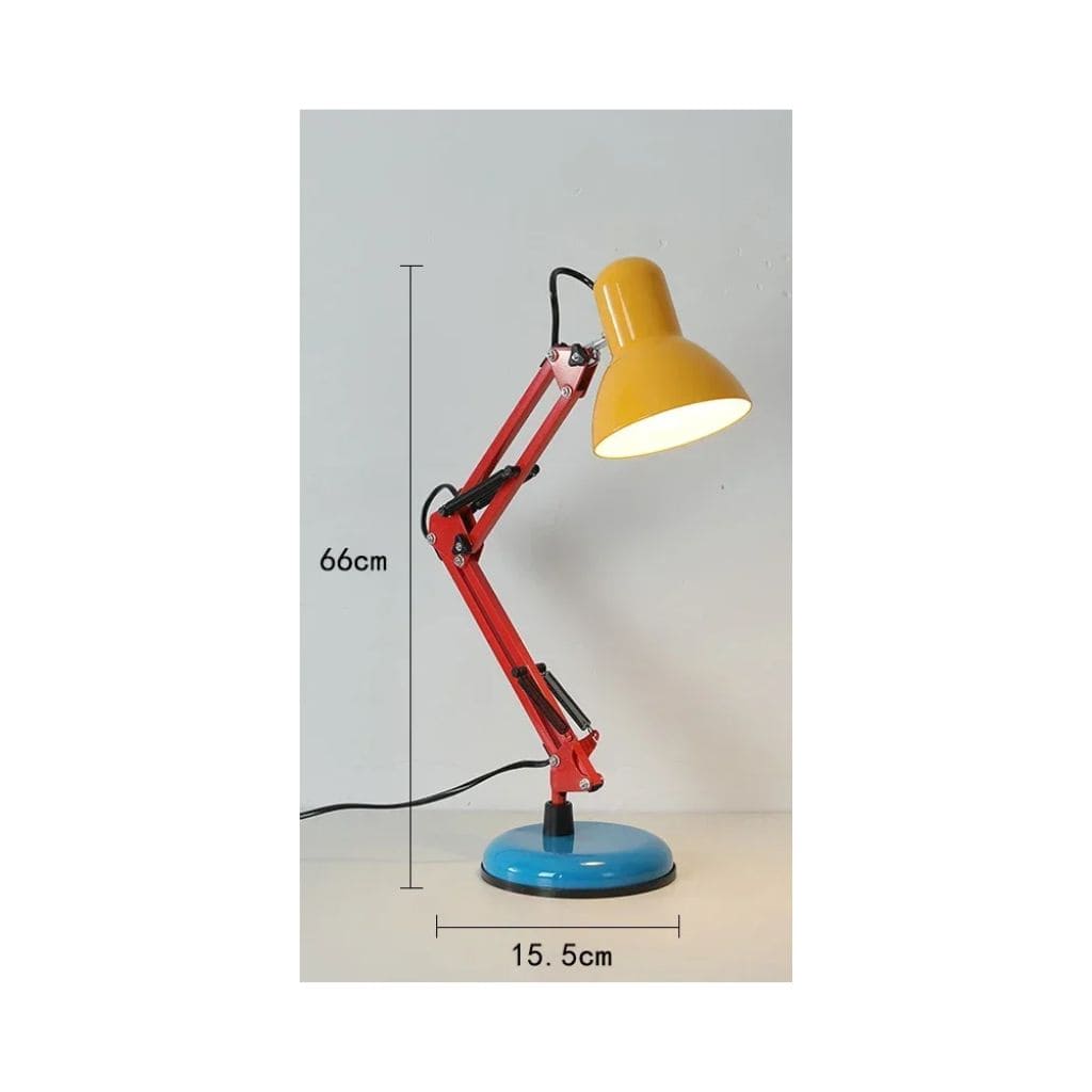 LED colorful metal reading lamp