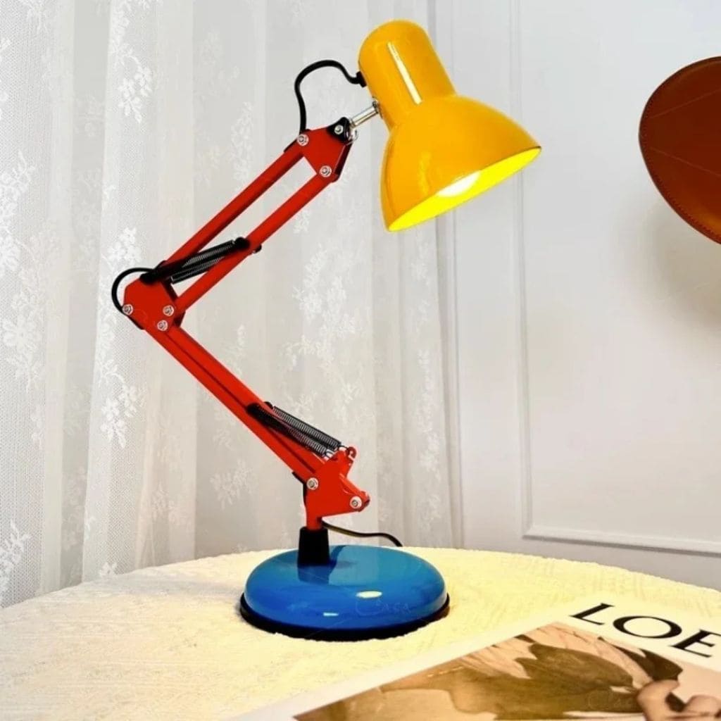 LED colorful metal reading lamp