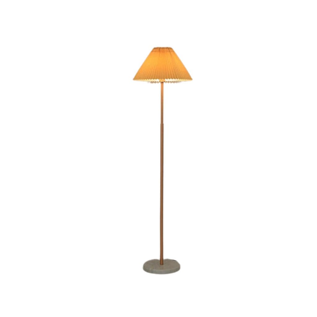 Nordic floor lamp with marble base
