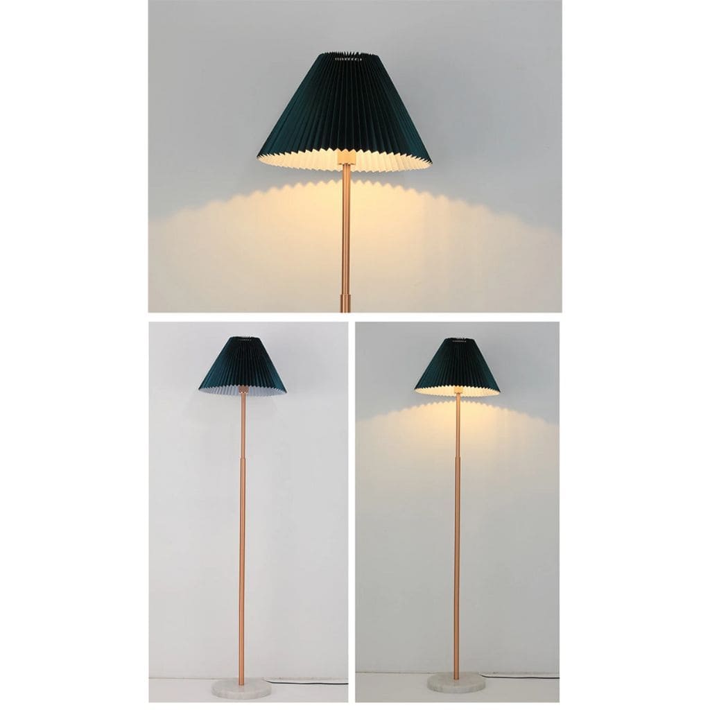 Nordic floor lamp with marble base