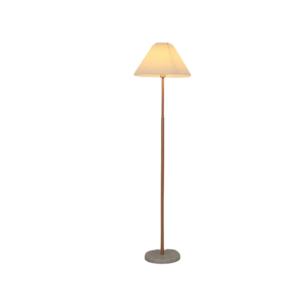 Nordic floor lamp with marble base