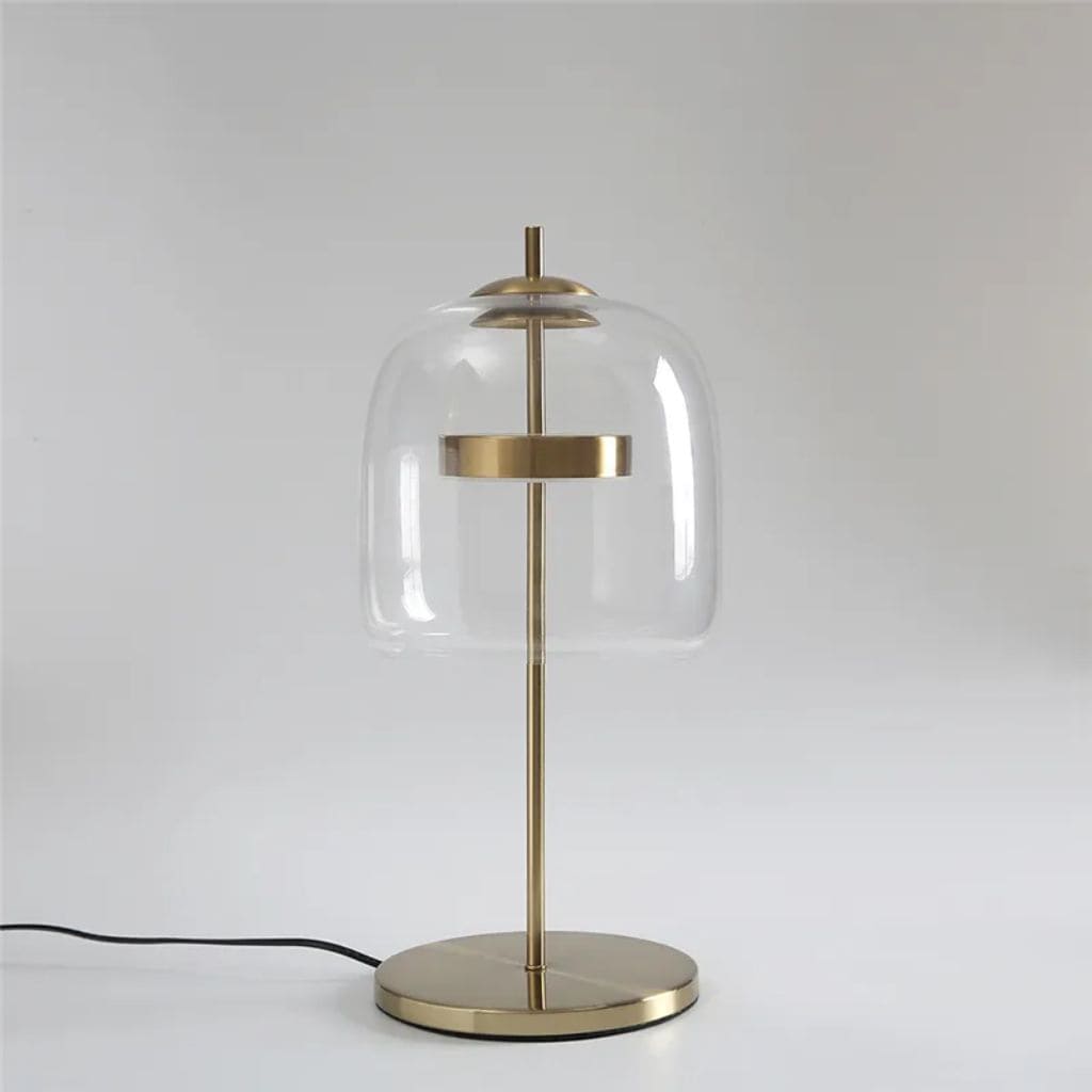 LED table lamp in modern glass
