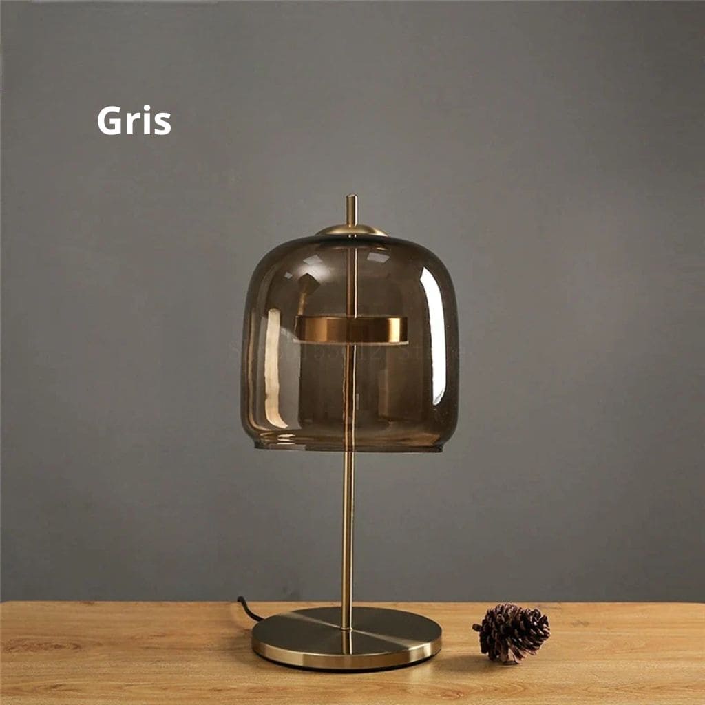 LED table lamp in modern glass