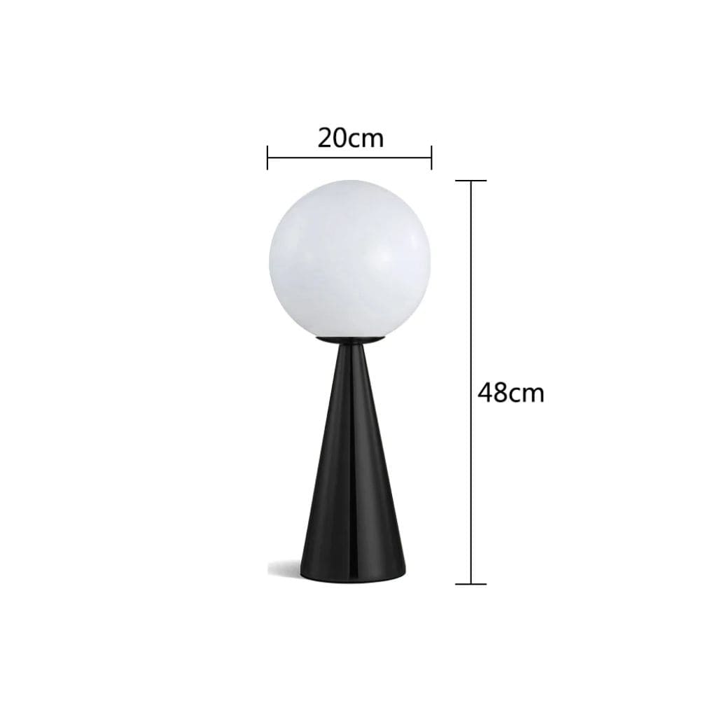 Postmodern Table Lamp in the shape of a cone