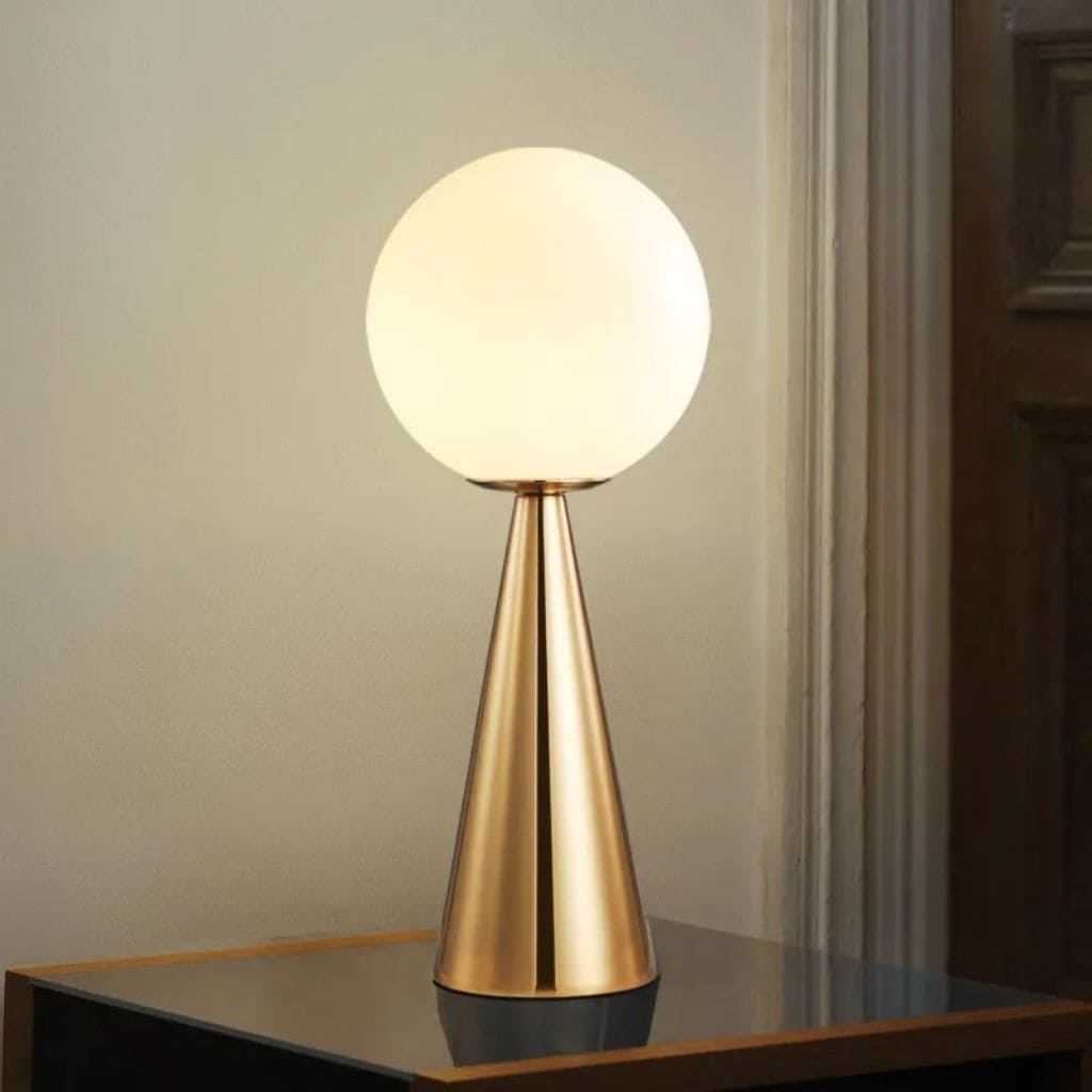 Postmodern Table Lamp in the shape of a cone