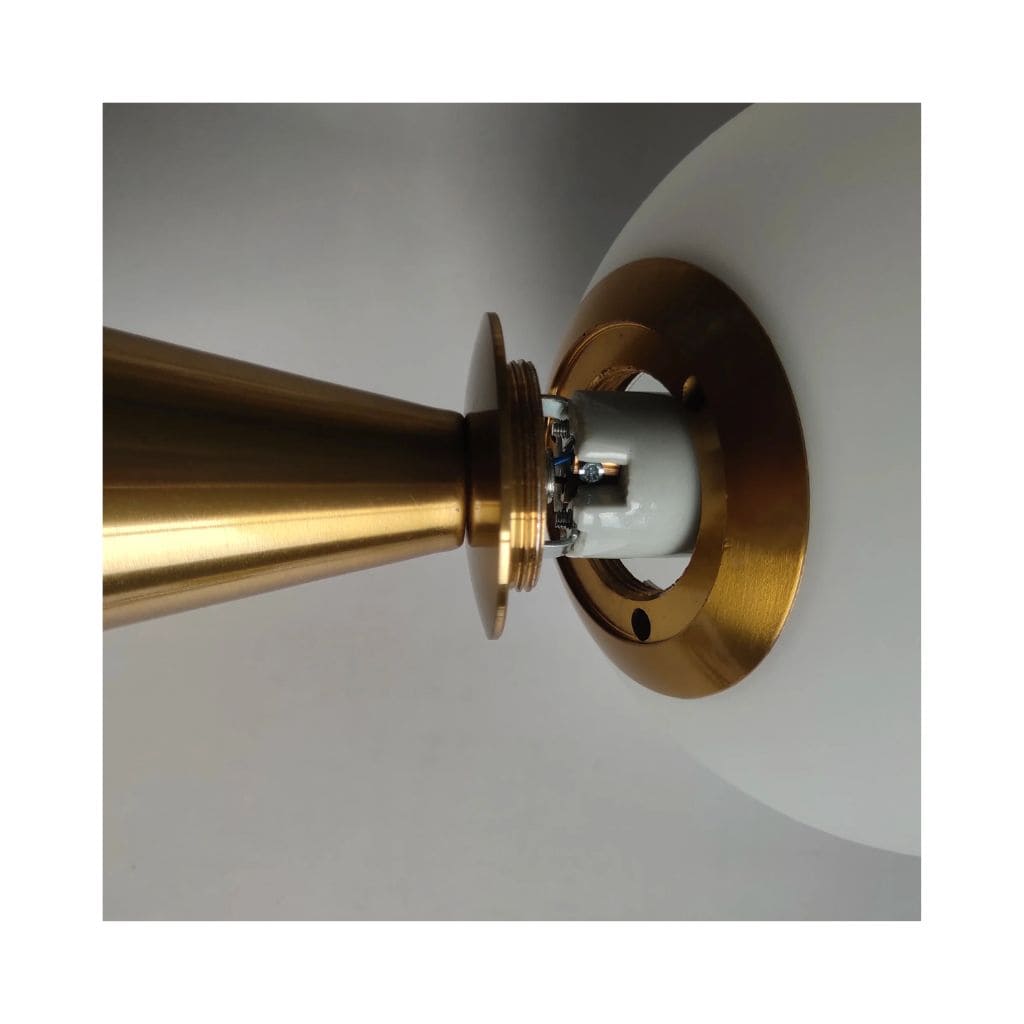 Postmodern Table Lamp in the shape of a cone
