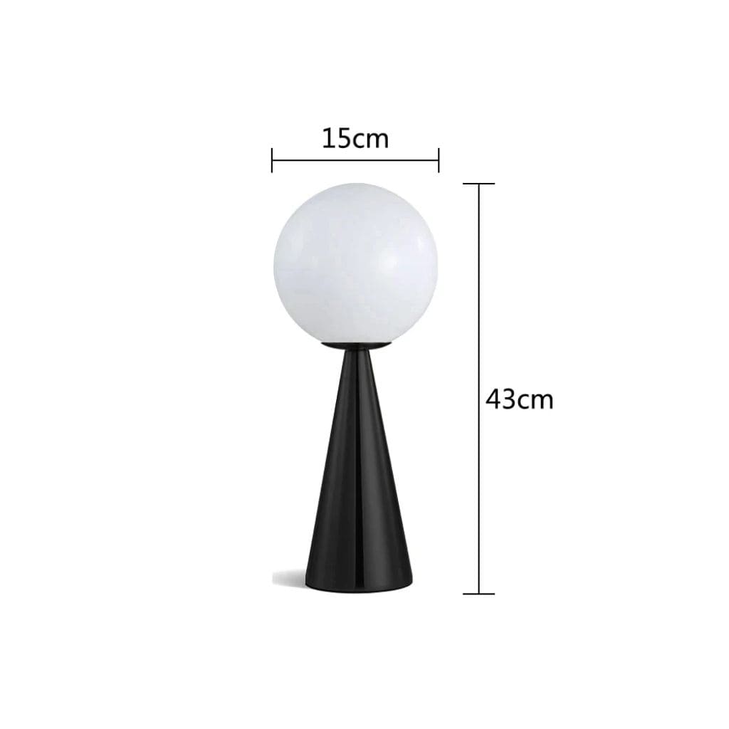 Postmodern Table Lamp in the shape of a cone