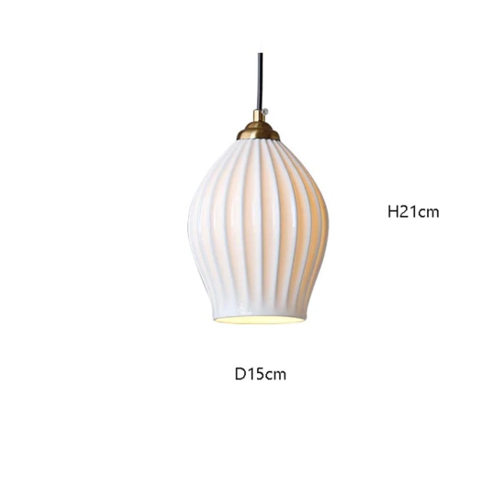 LED ceramic LED luminaire suspension with a post-modern northern design
