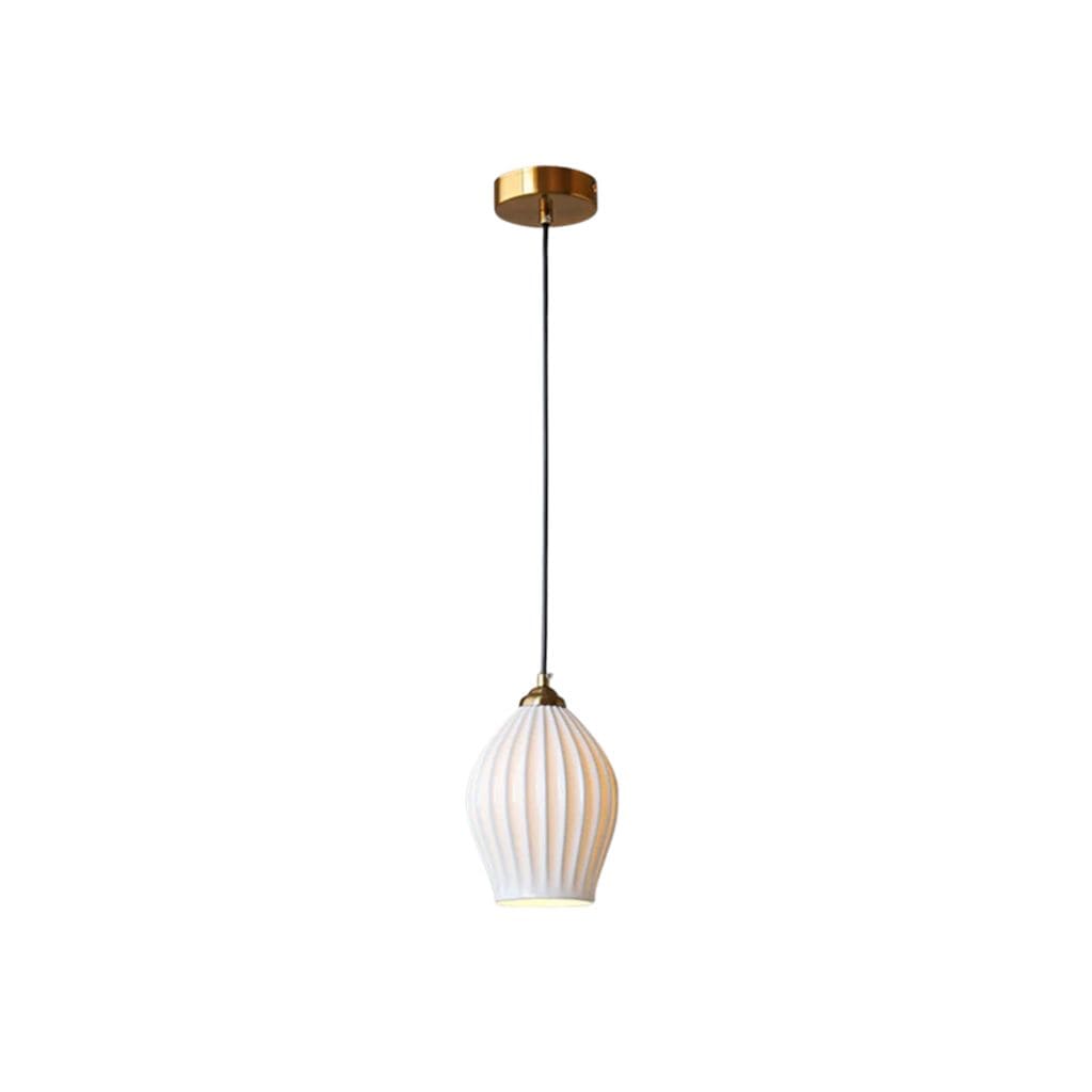 LED ceramic LED luminaire suspension with a post-modern northern design