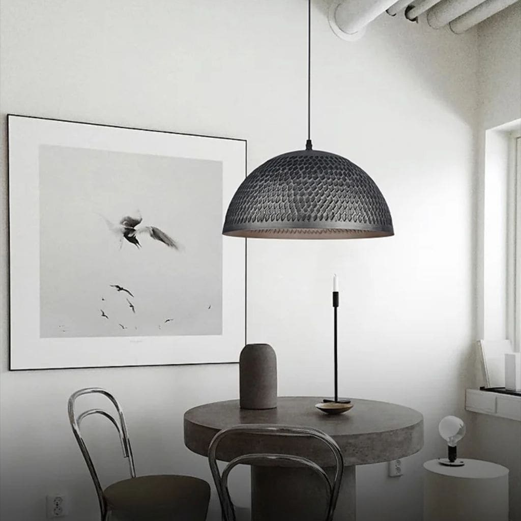 Retro Industrial Gray American Suspended Light