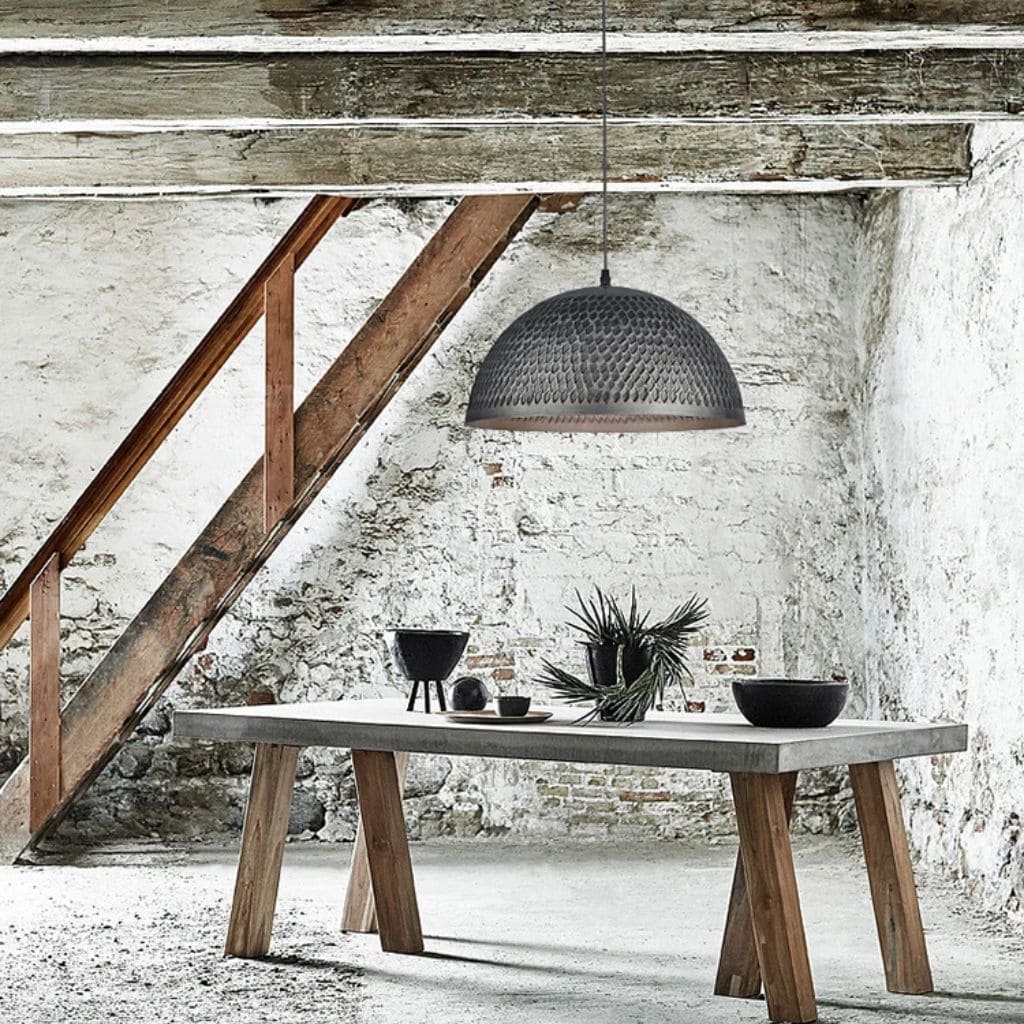 Retro Industrial Gray American Suspended Light