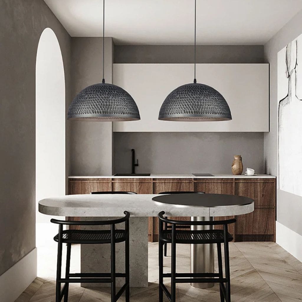 Retro Industrial Gray American Suspended Light