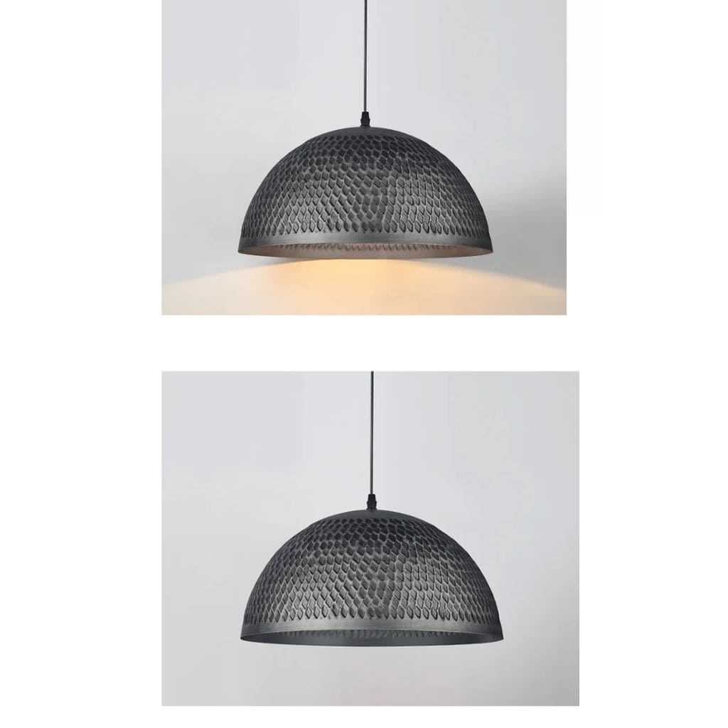 Retro Industrial Gray American Suspended Light