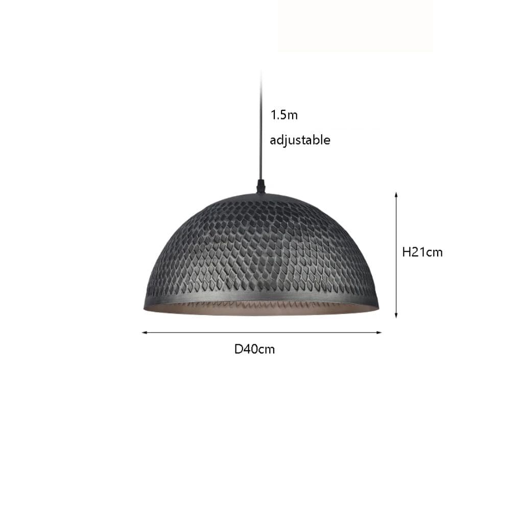 Retro Industrial Gray American Suspended Light