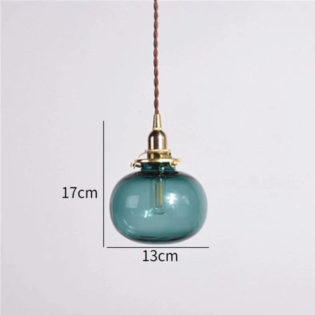 Nordic glass hanging light
