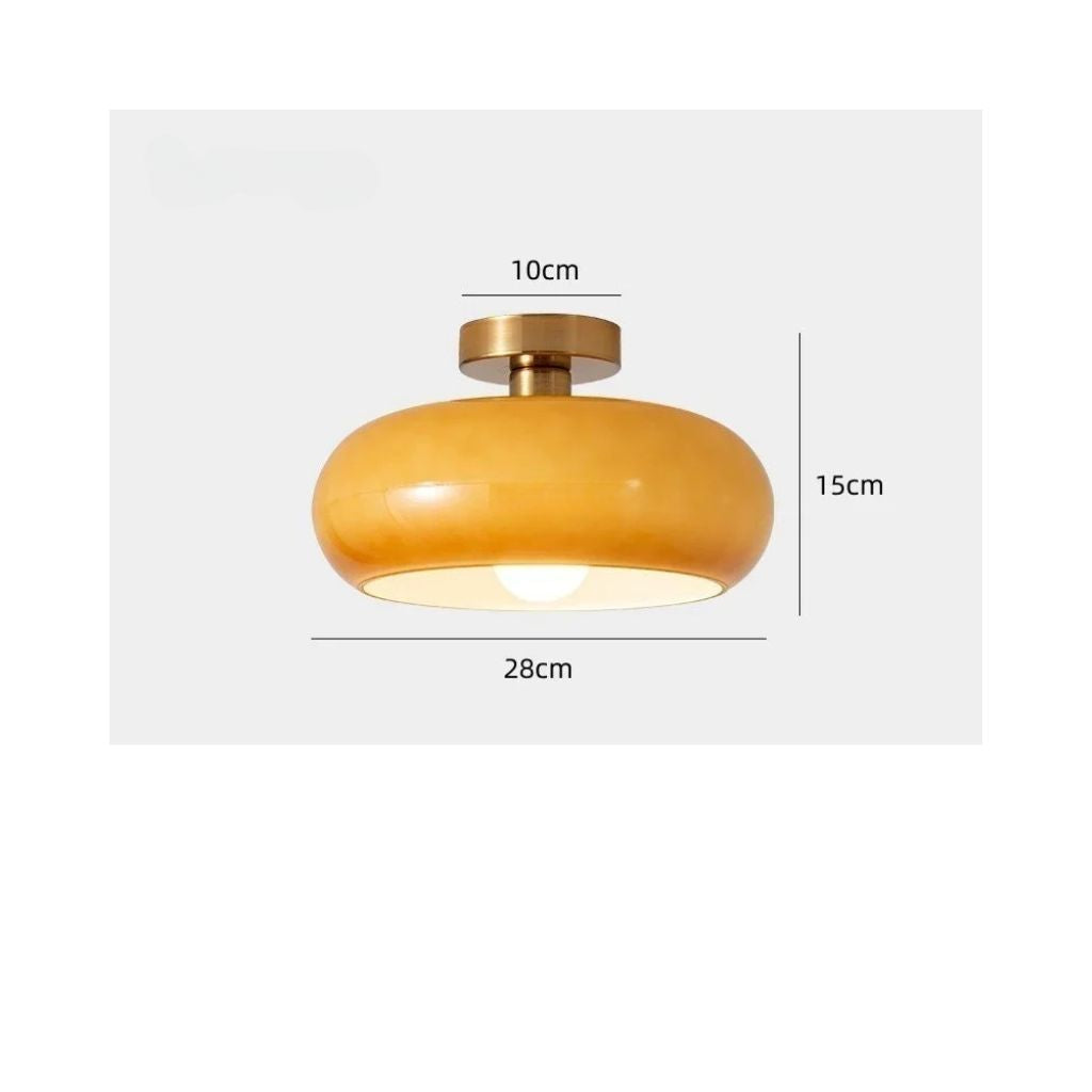 Nik Medieval Glass Light Fixture