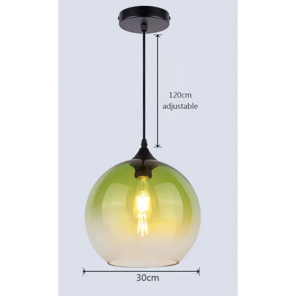 Modern glass hanging lights