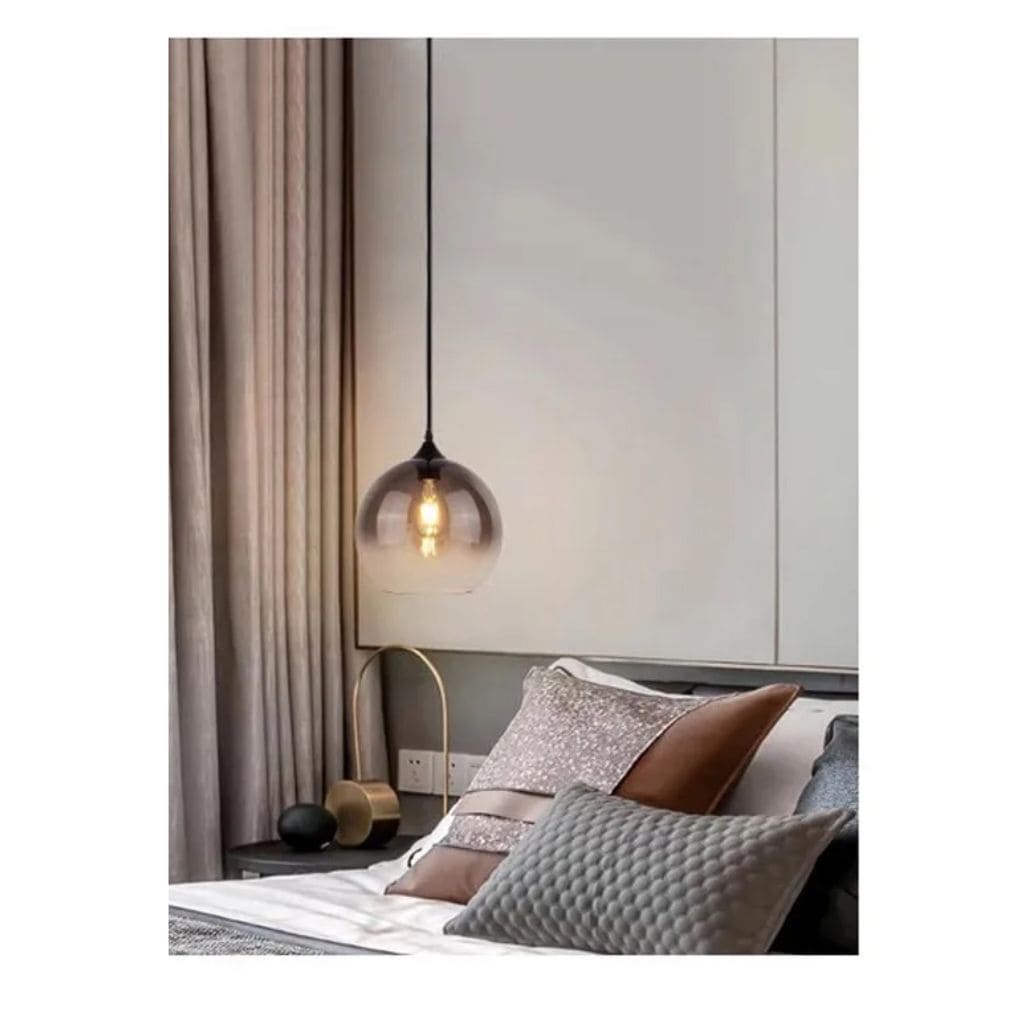 Modern glass hanging lights