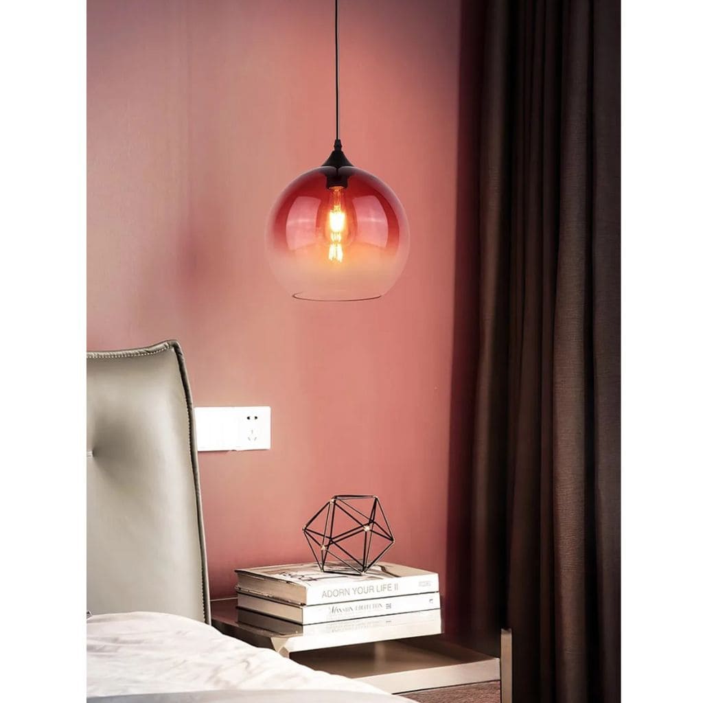 Modern glass hanging lights