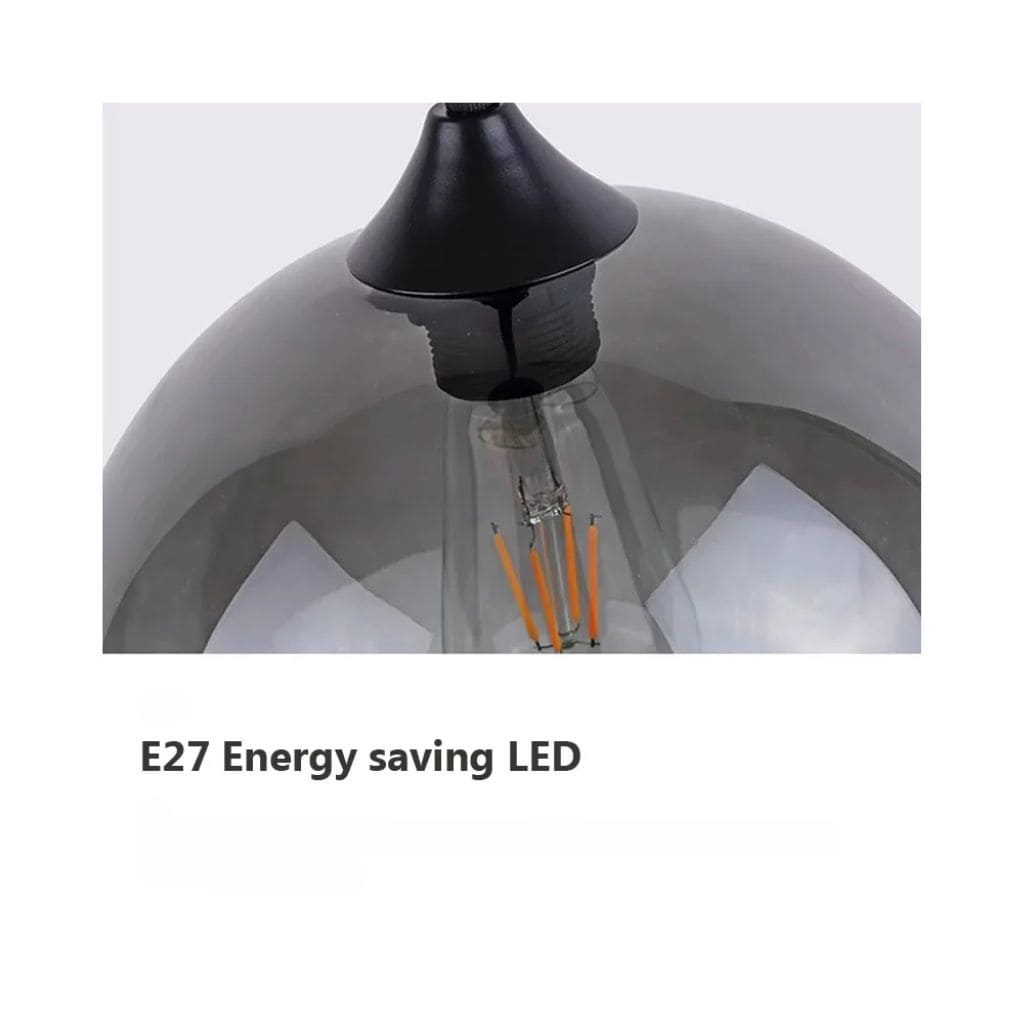 Modern glass hanging lights
