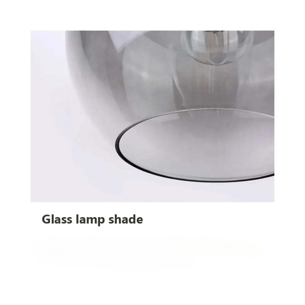 Modern glass hanging lights