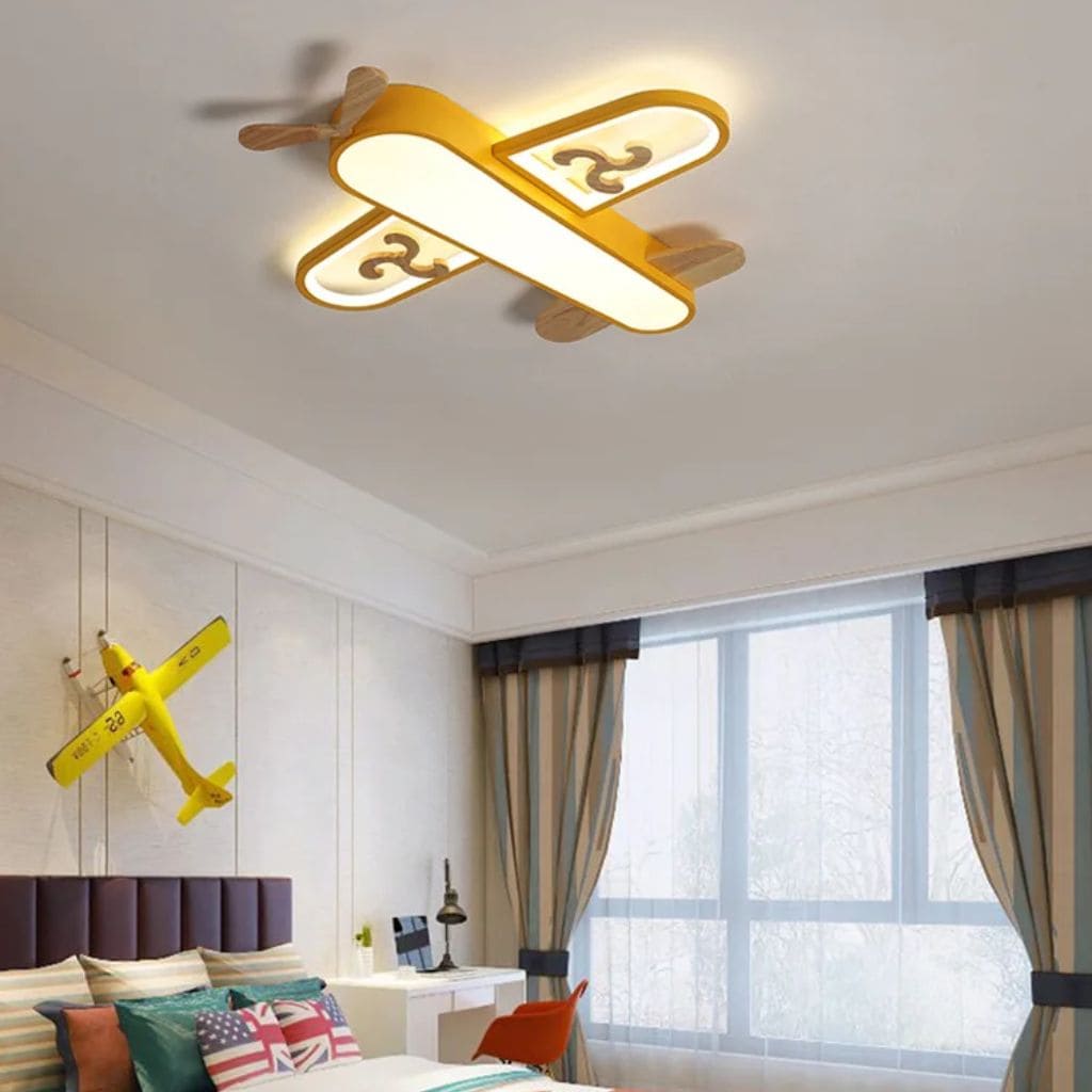 Children's aircraft chandelier