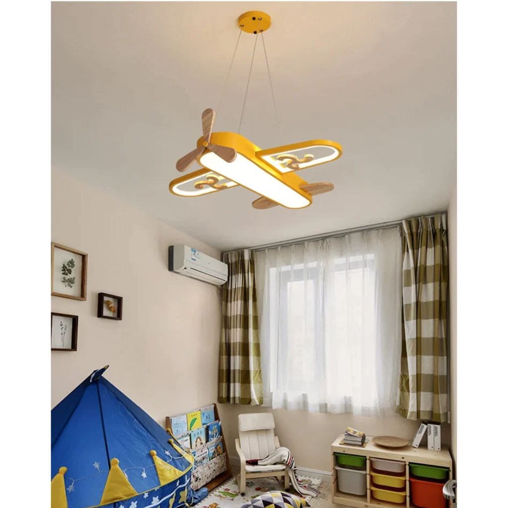 Children's aircraft chandelier