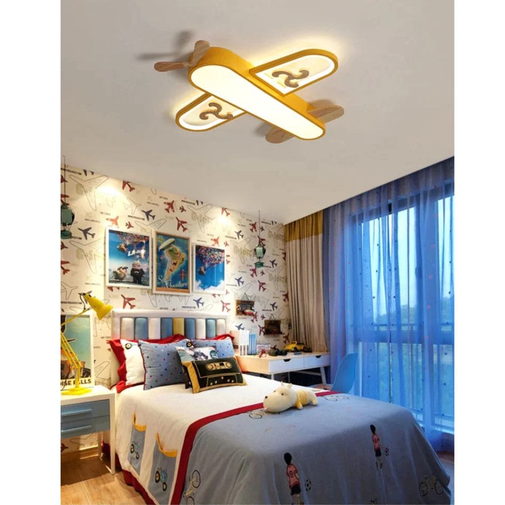 Children's aircraft chandelier