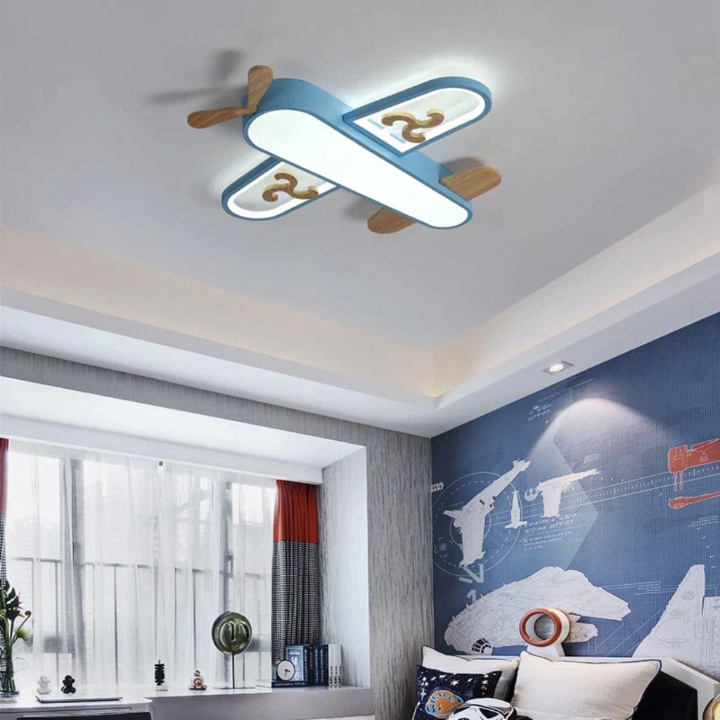 Children's aircraft chandelier