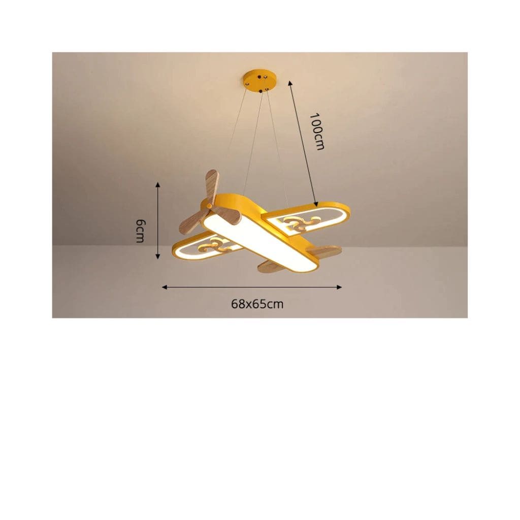 Children's aircraft chandelier