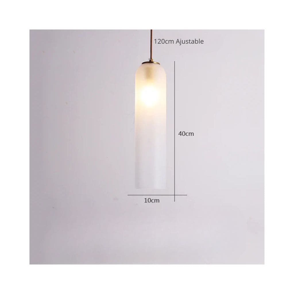 Contemporary glass chandelier