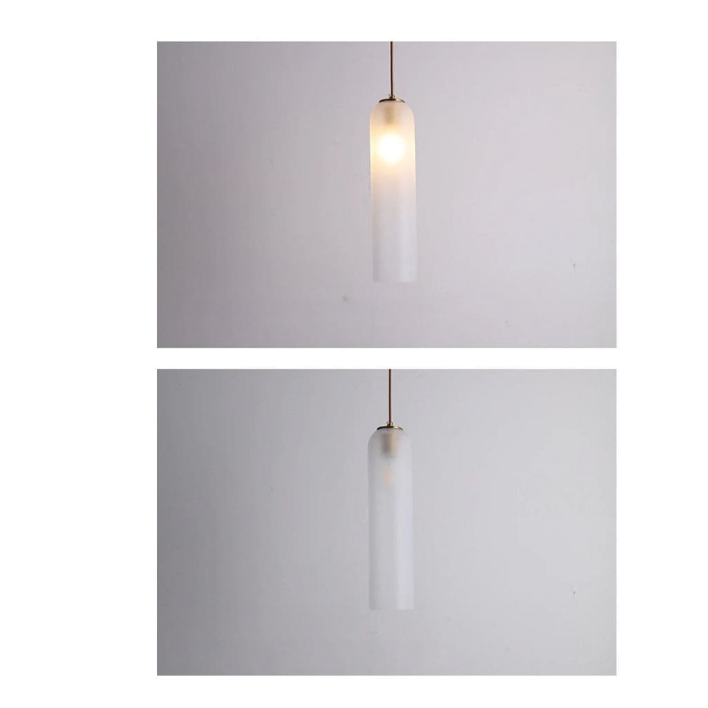 Contemporary glass chandelier