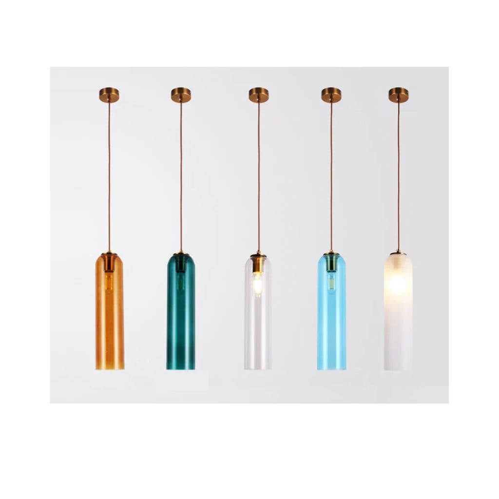 Contemporary glass chandelier