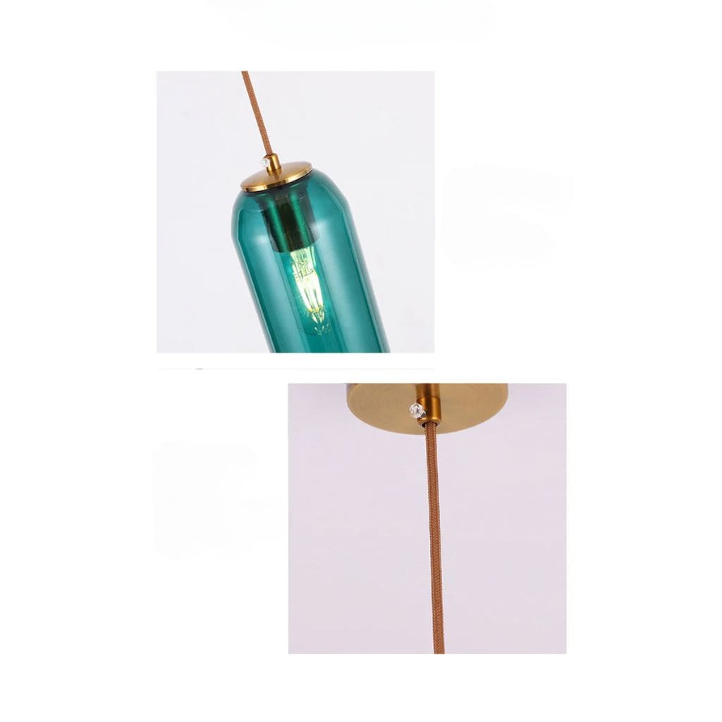 Contemporary glass chandelier