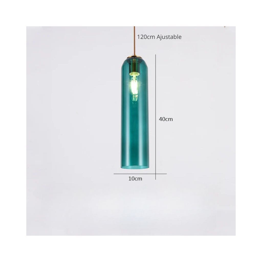 Contemporary glass chandelier