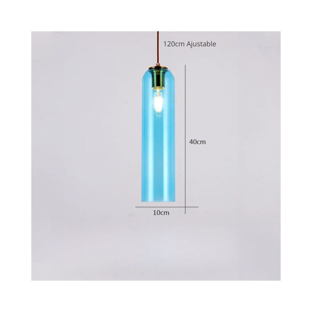 Contemporary glass chandelier